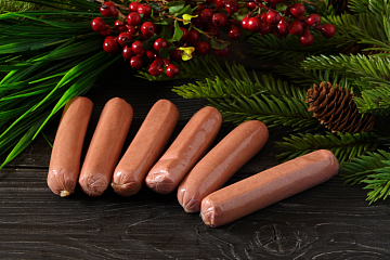 Сосиски из марала (охлажденные) Фото Сосиски из марала (охлажденные)