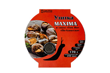 Улитка MAXIMA в соусе Том Ям По-Азиатски 170гр  Фото Улитка MAXIMA в соусе Том Ям По-Азиатски 170гр