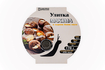 Фото Улитка MAXIMA в сырном белом соусе 170гр