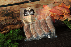 Колбаски для жарки из лося (со шпиком кабана)