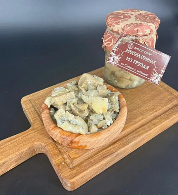 Закуска грибная из груздя Фото Закуска грибная из груздя