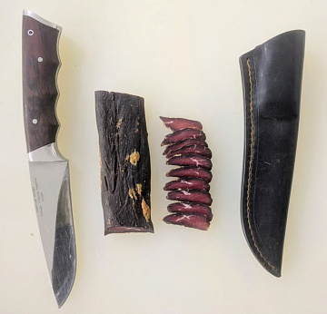 Мясо благородного оленя сырокопченое (Ретивое) Фото Мясо благородного оленя сырокопченое (Ретивое)