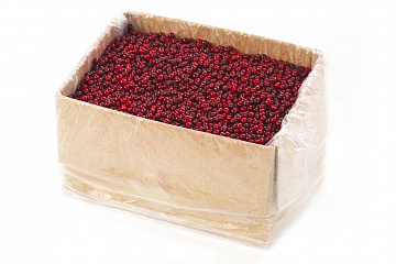 Фото Брусника дикая замороженная в коробке по 20 кг