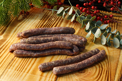 Превью Колбаски для жарки из косули (Гриль) (с жиром коня)