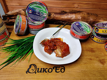 Язь обжаренный в томатном соусе Фото Язь обжаренный в томатном соусе