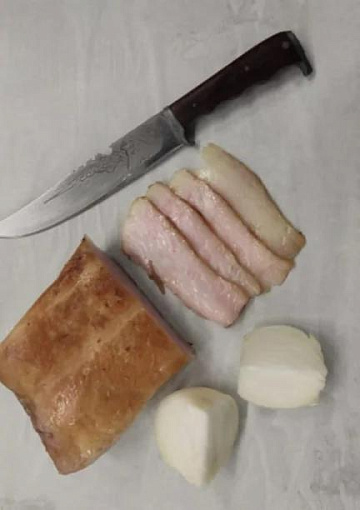 Сало медвежье подкопченое Фото Сало медвежье подкопченое