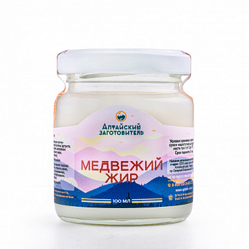 Жир медвежий (100 мл) Фото Жир медвежий (100 мл)