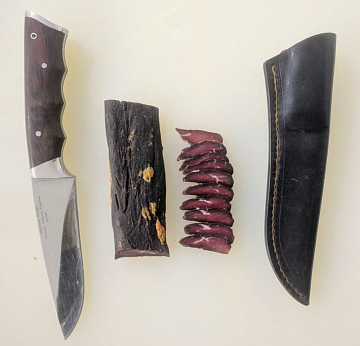 Мясо европейского оленя сырокопченое (Ретивое) Фото Мясо европейского оленя сырокопченое (Ретивое)