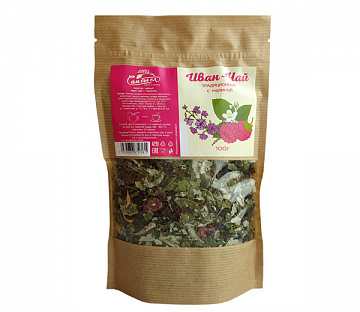 Иван-чай традиционный с малиной (100г) Фото Иван-чай традиционный с малиной (100г)