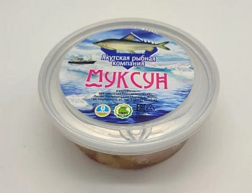 Муксун филе холодного копчения в масле 180гр Фото Муксун филе холодного копчения в масле 180гр
