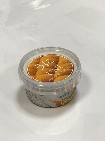 Икра морского ежа Uni Премиум (Акустическая заморозка) 50гр Фото Икра морского ежа Uni Премиум (Акустическая заморозка) 50гр