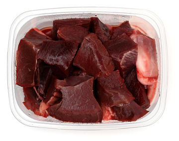 Сердце говяжье нарезанное Фото Сердце говяжье нарезанное