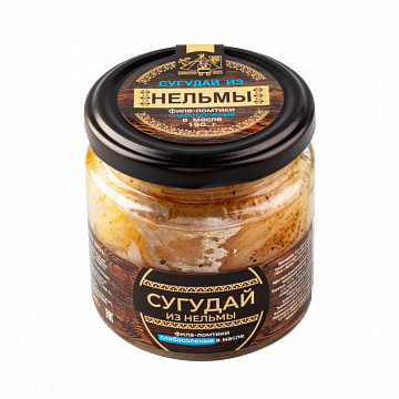 Сугудай из филе нельмы в масле 190гр Фото Сугудай из филе нельмы в масле 190гр