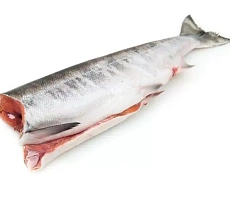 Кета дальневосточная свежемороженая потрошеная без головы Вылов 2025г