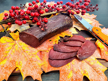 Лосятина сырокопченая Фото Лосятина сырокопченая