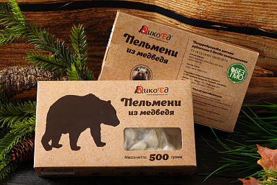 Превью Пельмени из медведя 500 г