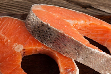 Стейки форели радужной с/м Фото Стейки форели радужной с/м