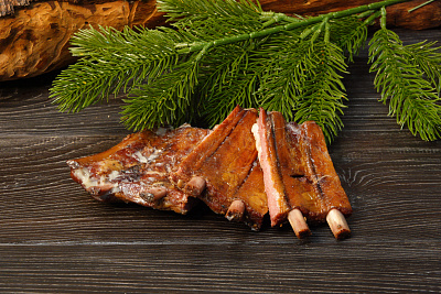 Превью Ребрышки кабана полукопченые