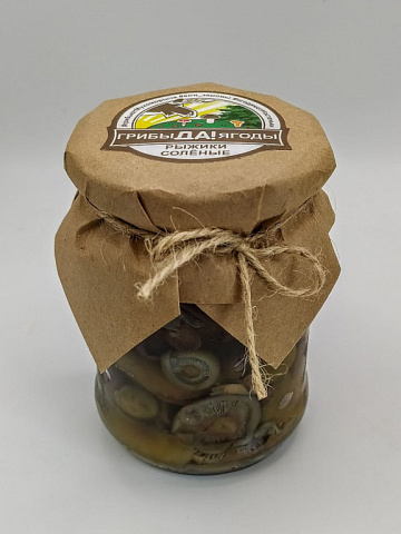 Рыжики соленые холодного посола 250 мл Фото Рыжики соленые холодного посола 250 мл