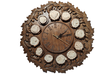 Фото Часы большие с животными (под заказ)