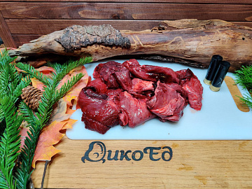 Обрезь мяса лося для собак Фото Обрезь мяса лося для собак