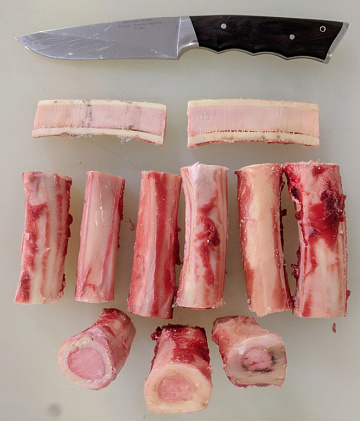 Мозговая косточка бизона Фото Мозговая косточка бизона